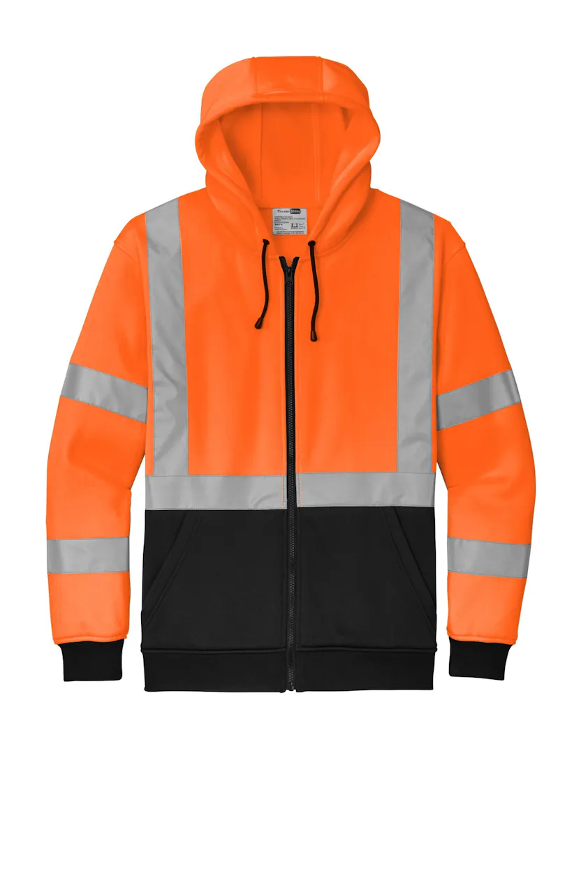 CornerStone CSF300 A107 Class 3 Heavy-Duty Fleece Full-Zip Hoodie