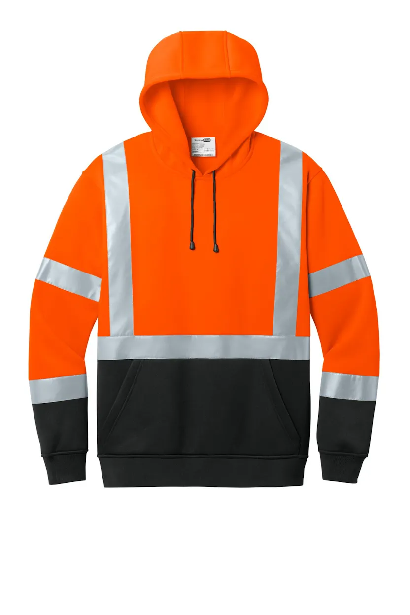 CornerStone CSF301 ANSI 107 Class 3 Heavy-Duty Fleece Pullover Hoodie