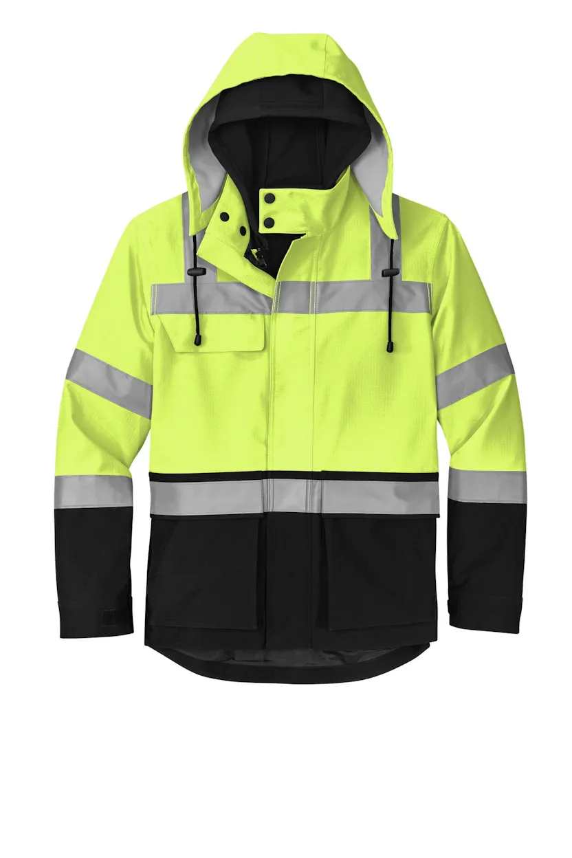 CornerStone CSJ502 ANSI 107 Class 3 Waterproof Ripstop 3-In-1 Parka