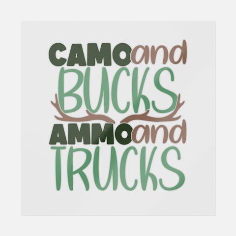 Camo And Bucks