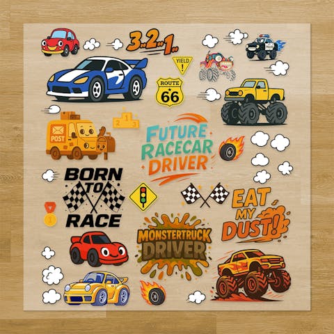 Cars & Trucks Pressables Pack