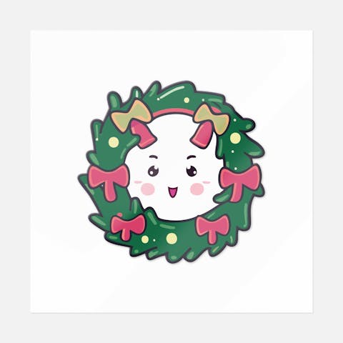 Christmas Wreath Cute