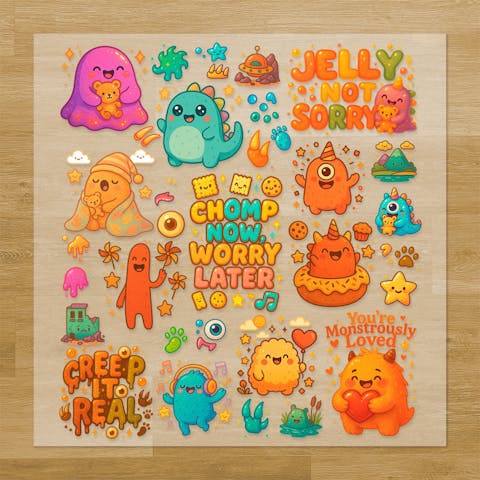 Cute Monsters Pressables Pack