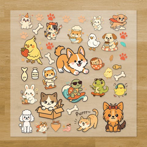 Cute Pets Pressables Pack