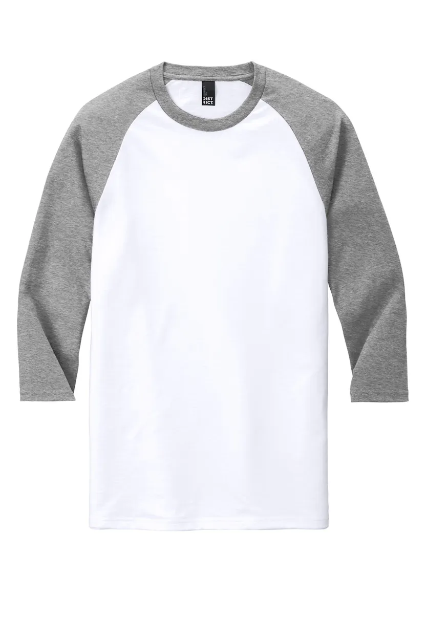 District DM136 Perfect Tri 3/4-Sleeve Raglan