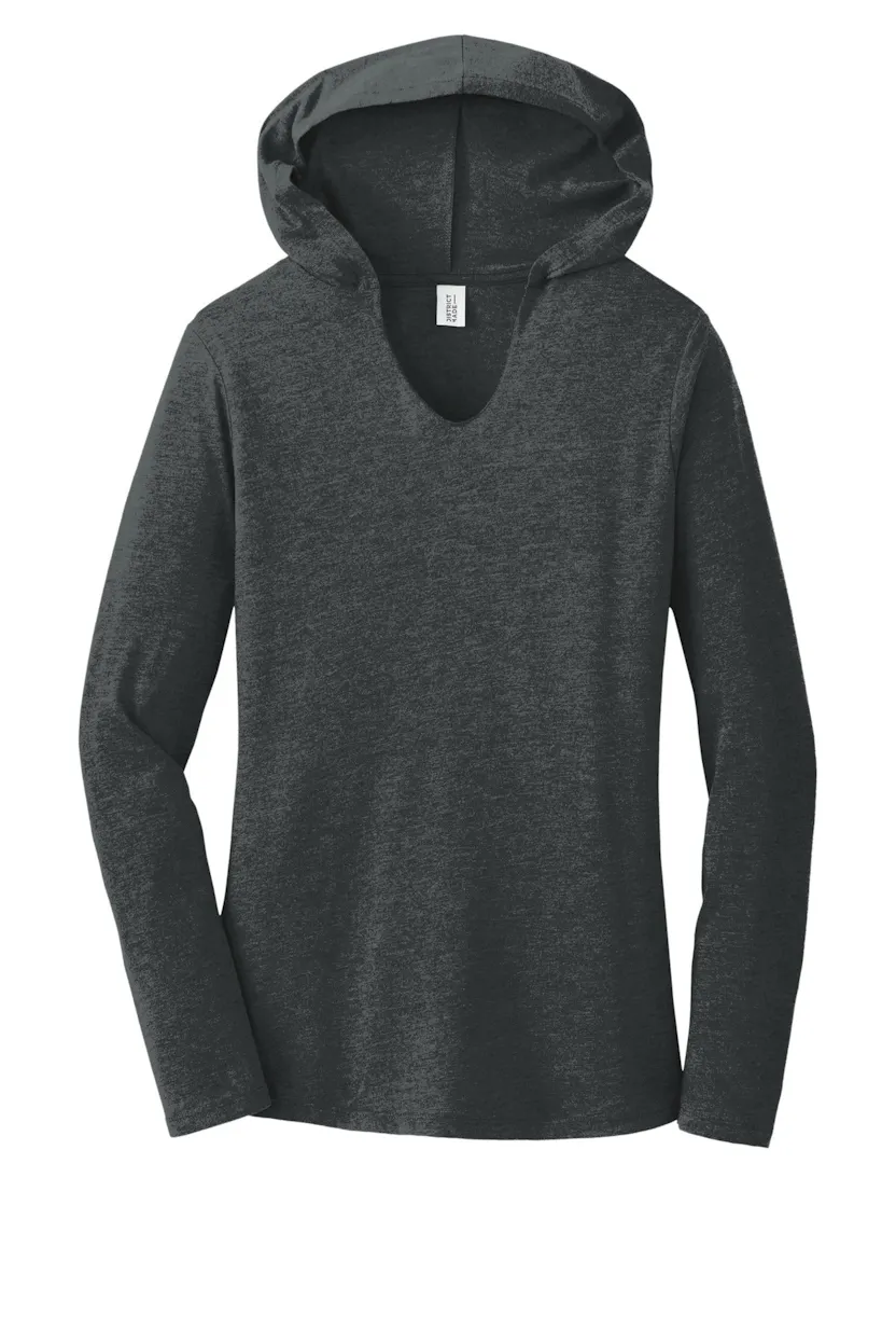District DM139L Women's Perfect Tri Long Sleeve Hoodie
