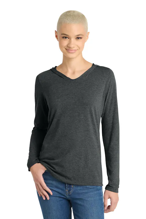 District DM139L Women's Perfect Tri Long Sleeve Hoodie