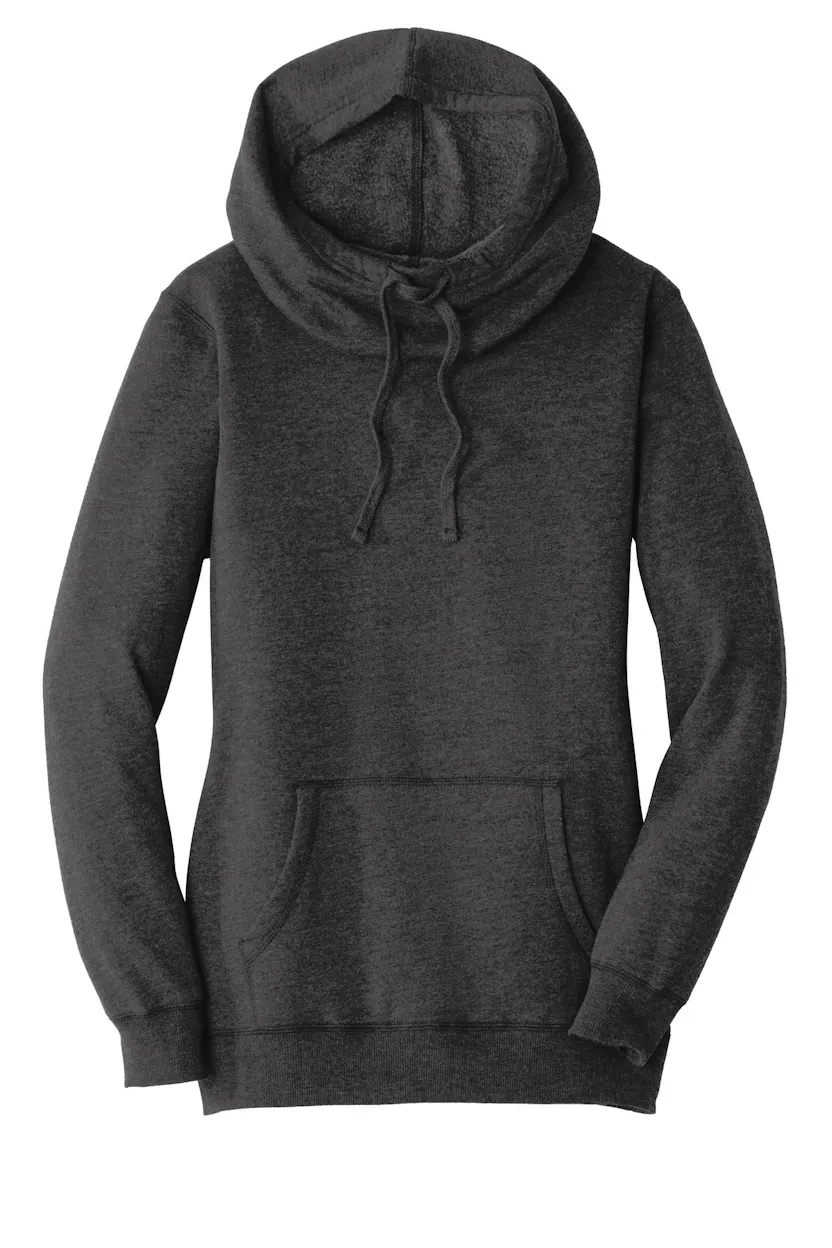 District DM493 Women's Lightweight Fleece Hoodie