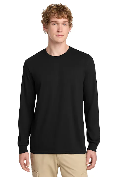 District DT109 Perfect Blend CVC Long Sleeve Tee