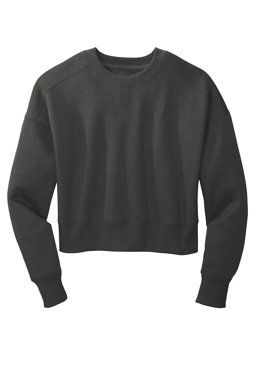 District DT1105 Women's Perfect Weight  Fleece Cropped Crew