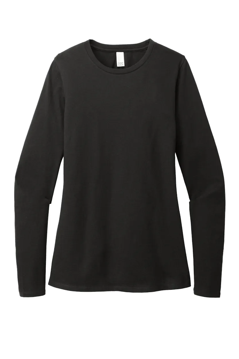 District DT110 Women's Perfect Blend CVC Long Sleeve Tee