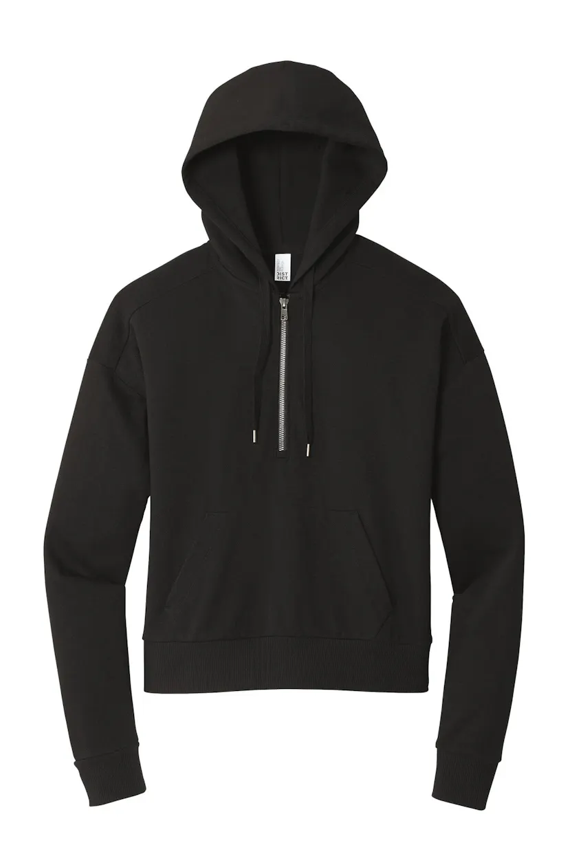 District DT1311 Women's Perfect Tri Fleece 1/2-Zip Pullover
