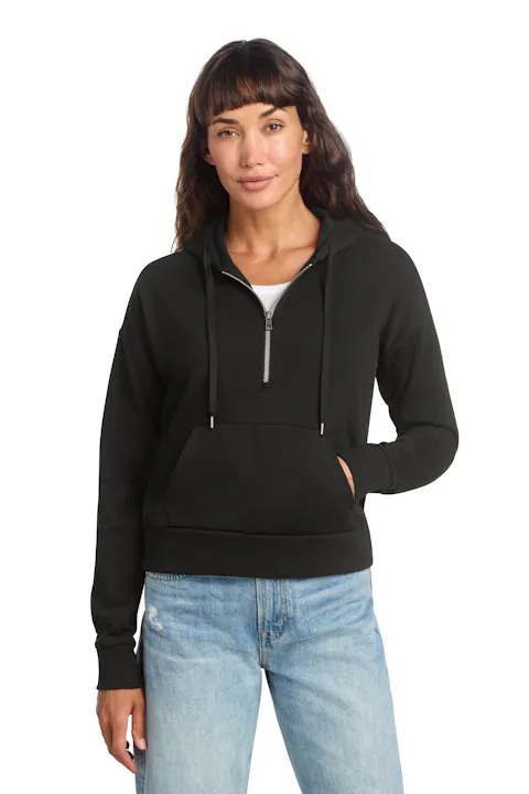 District DT1311 Women's Perfect Tri Fleece 1/2-Zip Pullover