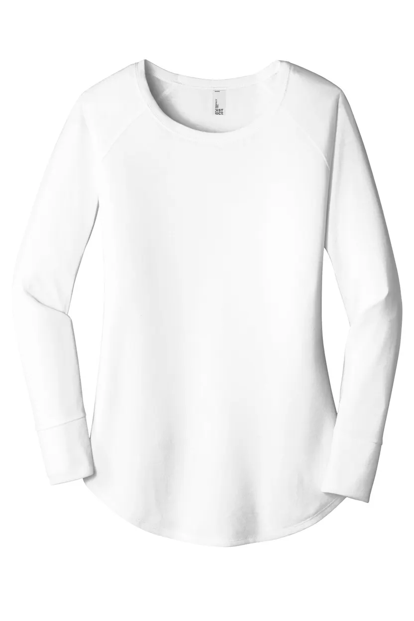 District DT132L Women's Perfect Tri  Long Sleeve Tunic Tee