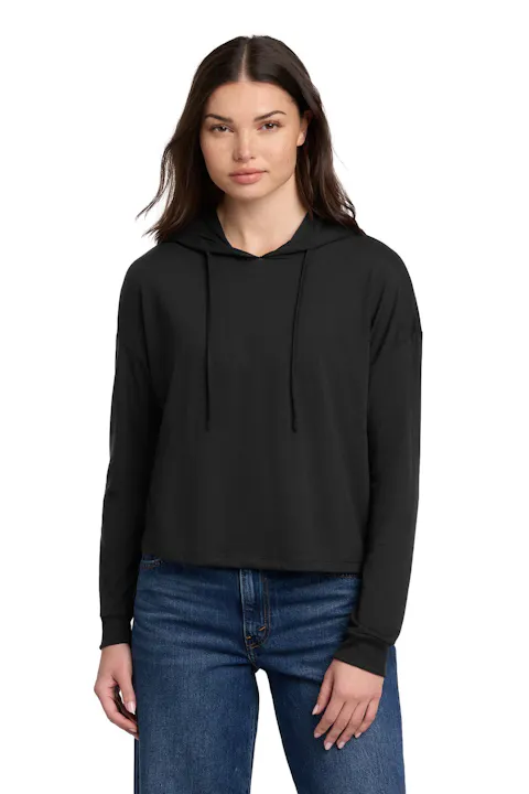 District DT1390L Women's Perfect Tri Midi Long Sleeve Hoodie