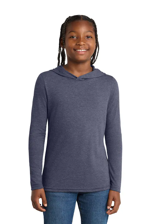 District DT139Y Youth Perfect Tri  Long Sleeve Hoodie