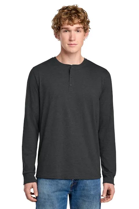 District DT145 Perfect Tri Long Sleeve Henley