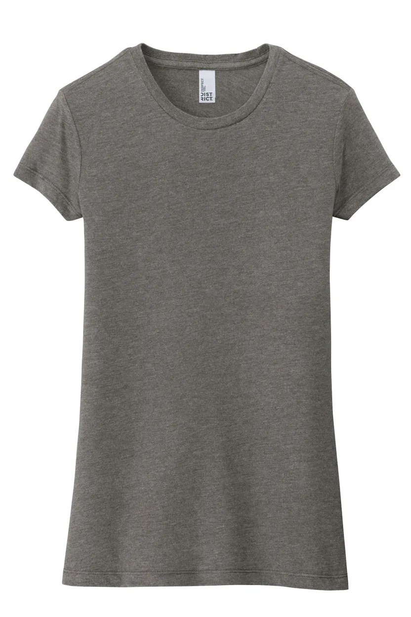 District DT155 Women's Fitted Perfect Tri  Tee