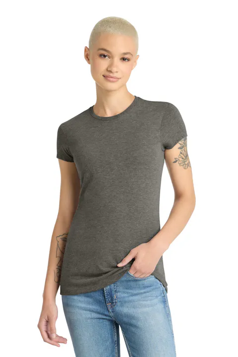 District DT155 Women's Fitted Perfect Tri  Tee
