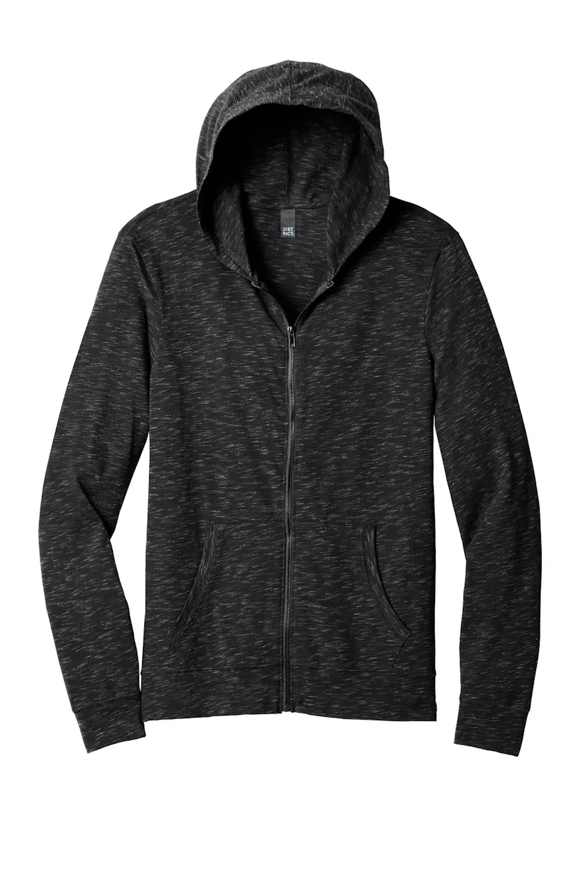 District DT565 Medal Full-Zip Hoodie