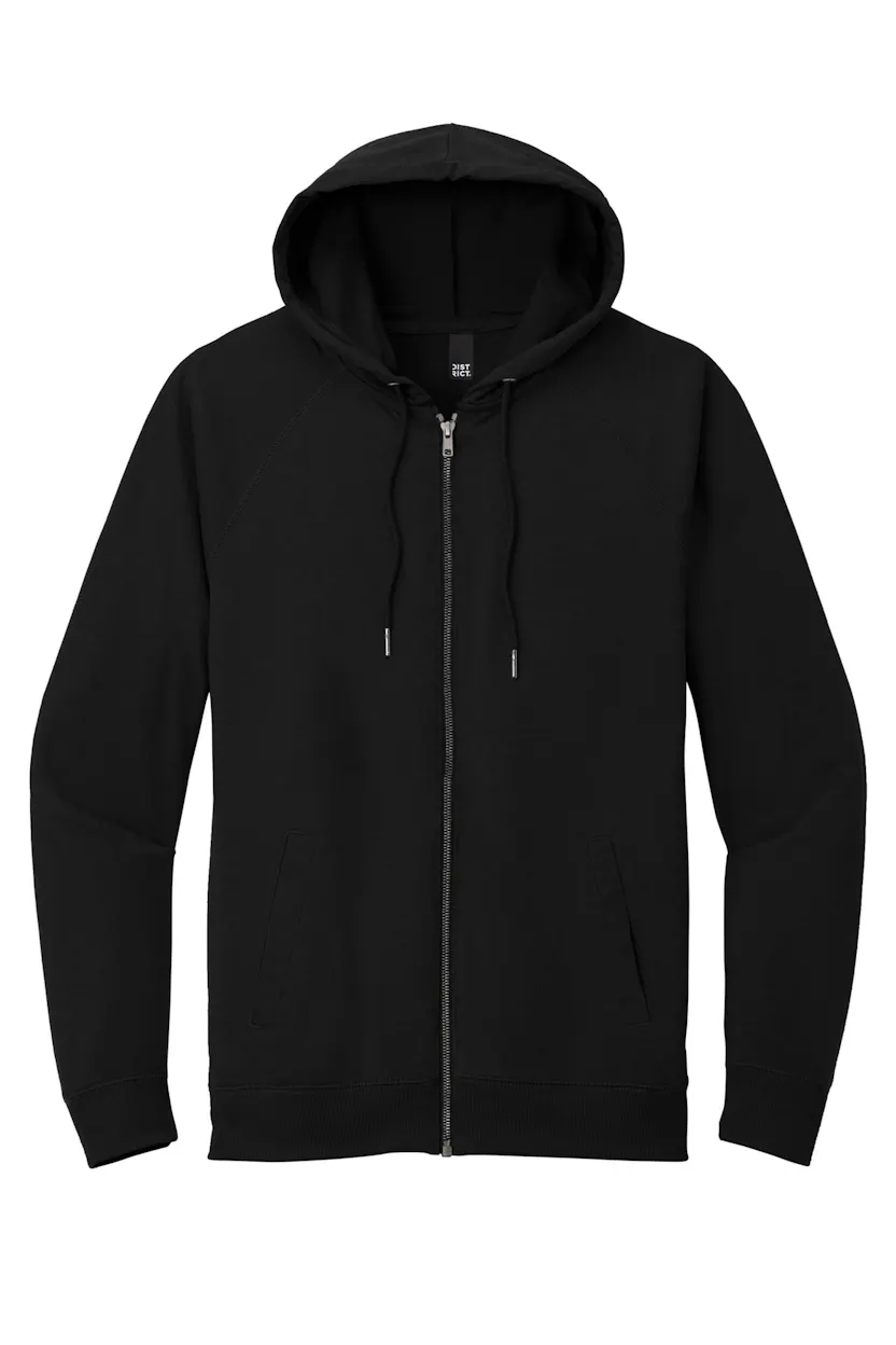 District DT573 Featherweight French Terry Full-Zip Hoodie
