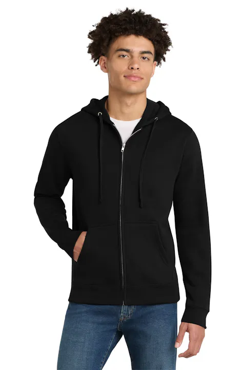 District DT6102 V.I.T.Fleece Full-Zip Hoodie