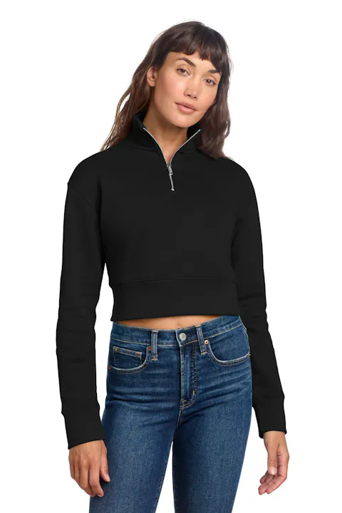 District DT6111 Women's V.I.T. Fleece 1/2-Zip