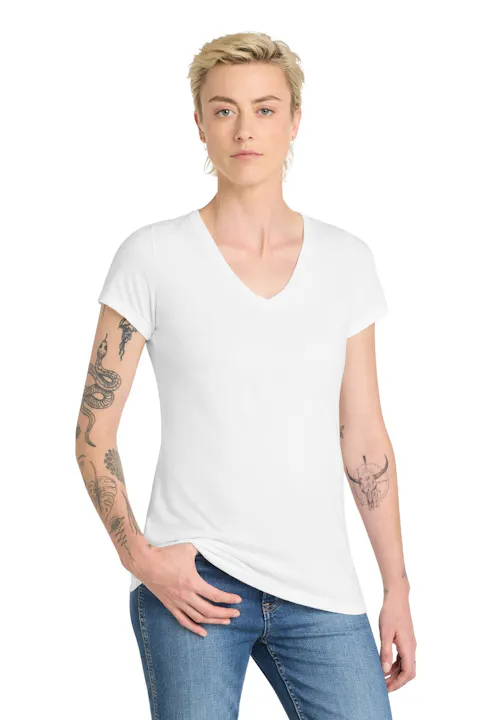 District DT6503 Women's Very Important Tee  V-Neck