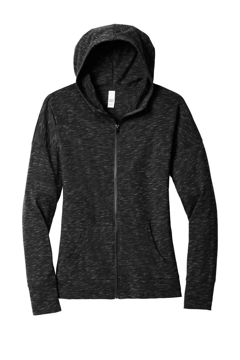 District DT665 Women's Medal Full-Zip Hoodie