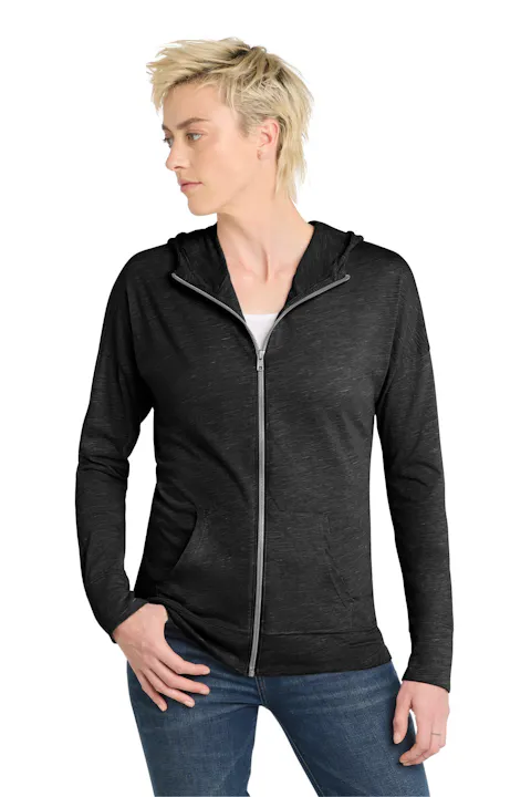 District DT665 Women's Medal Full-Zip Hoodie