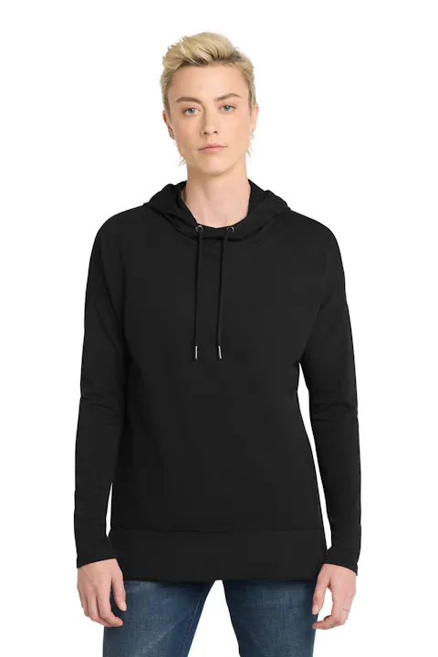 District DT671 Women's Featherweight French Terry  Hoodie