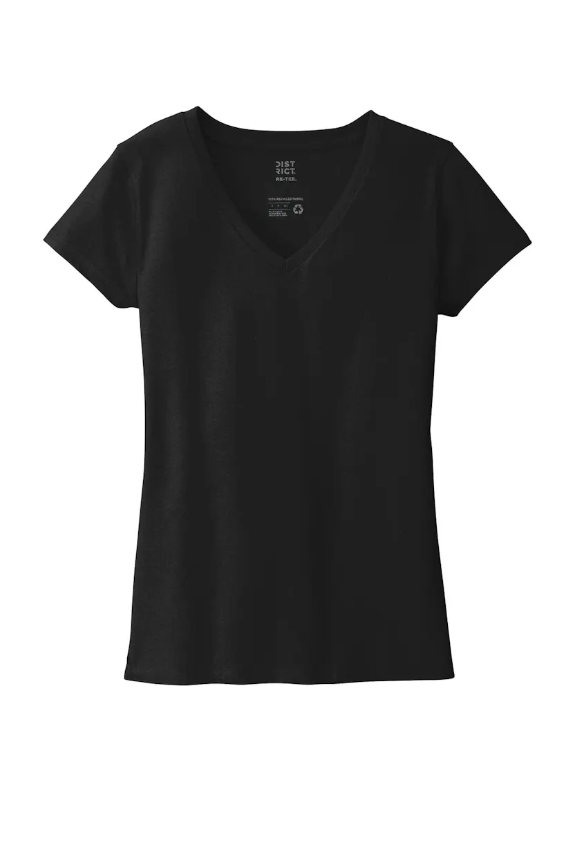 District DT8001 Women's Re-Tee  V-Neck