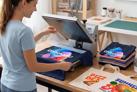 Heatpress or Cricut when Ready. Keep Extras in Storage Forever.