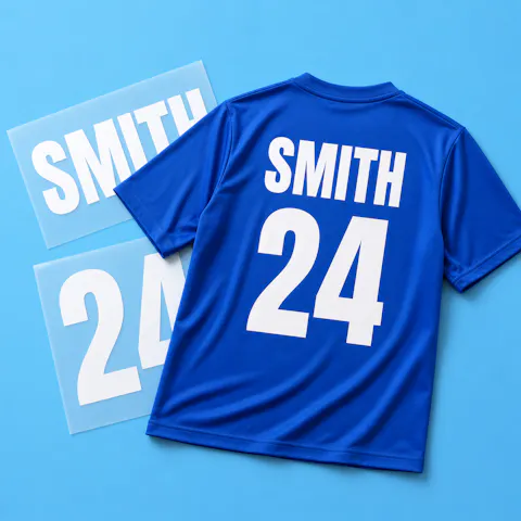 DTF Transfers Names & Numbers