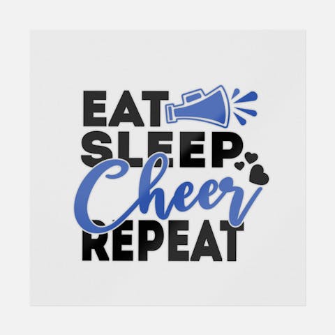 Eat Sleep Cheer Repeat