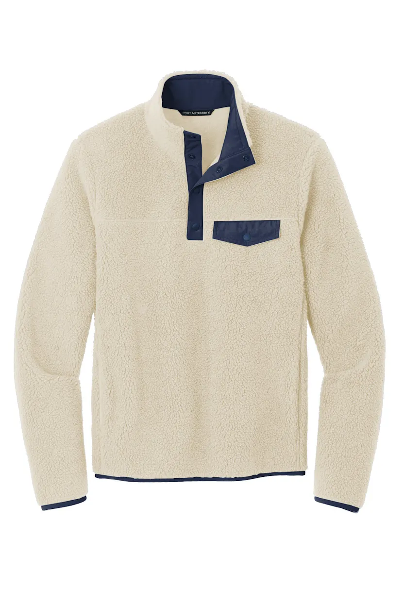 Port Authority F140 Camp Fleece Snap Pullover