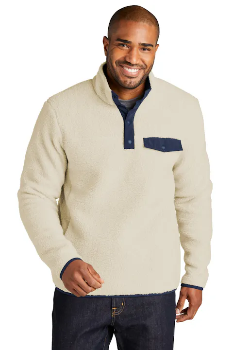 Port Authority F140 Camp Fleece Snap Pullover