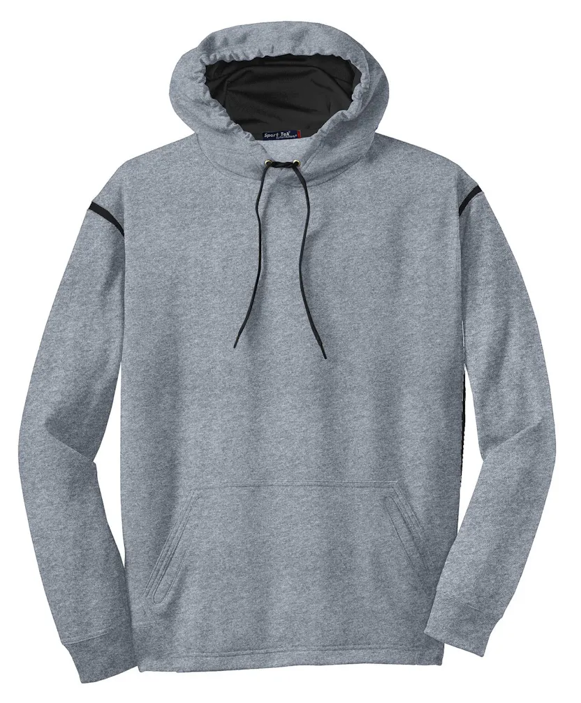 Sport-Tek F246 Tech Fleece Colorblock Hooded Sweatshirt