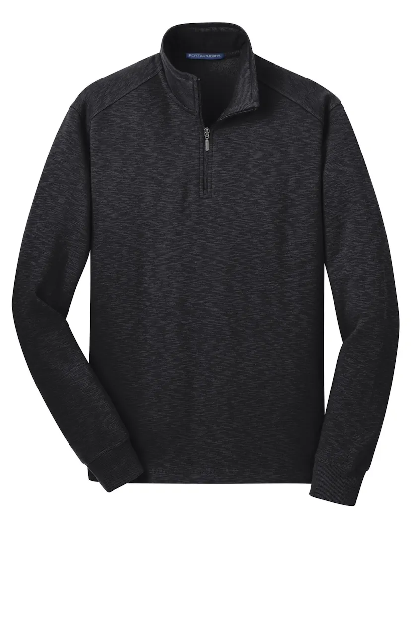 Port Authority F295 Slub Fleece 1/4-Zip Pullover