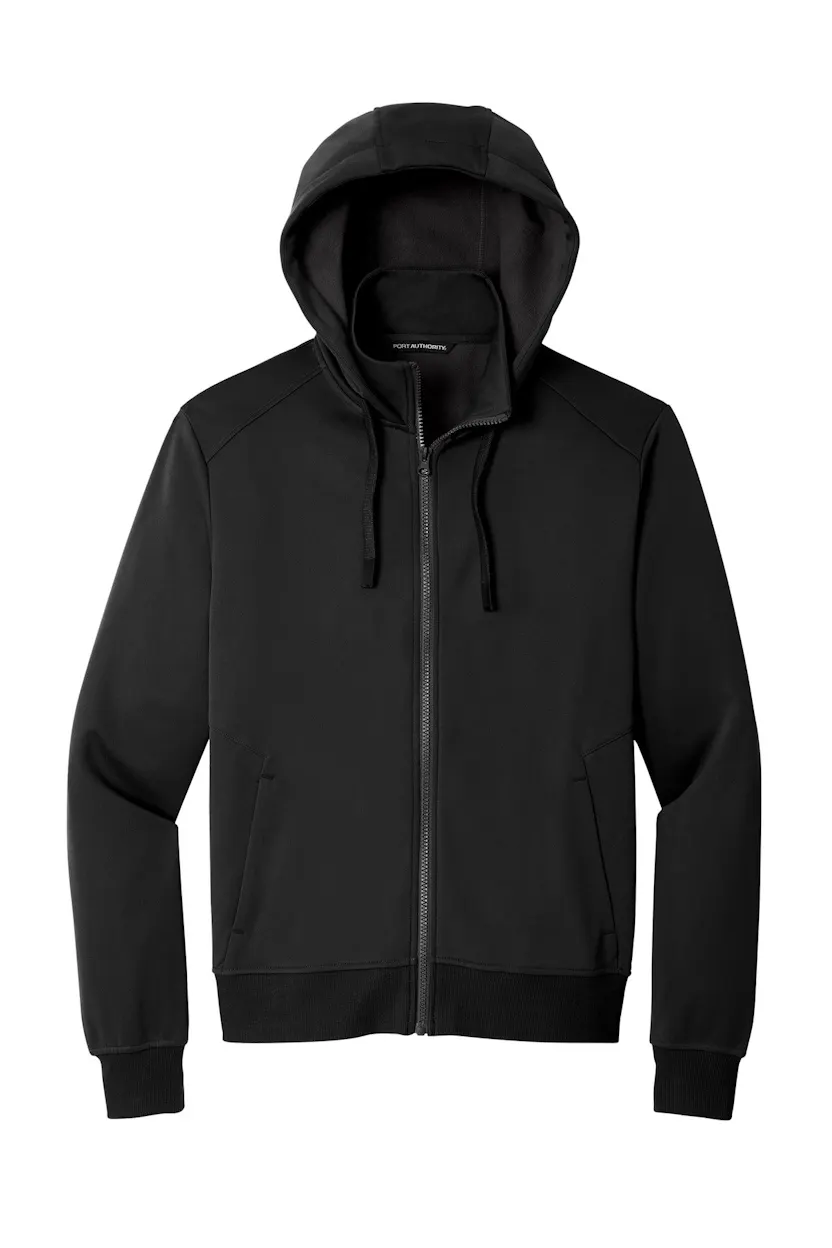 Port Authority F814 Smooth Fleece Hooded Jacket