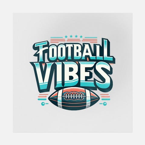 Football Vibes 版式风格 - DTF 传输