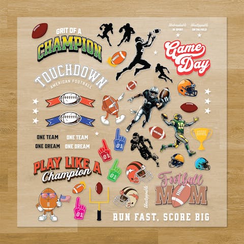 Football Pressables Pack