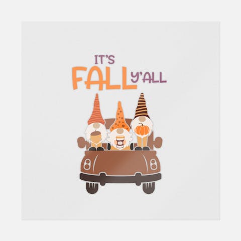 Gnomes It's Fall Y'all