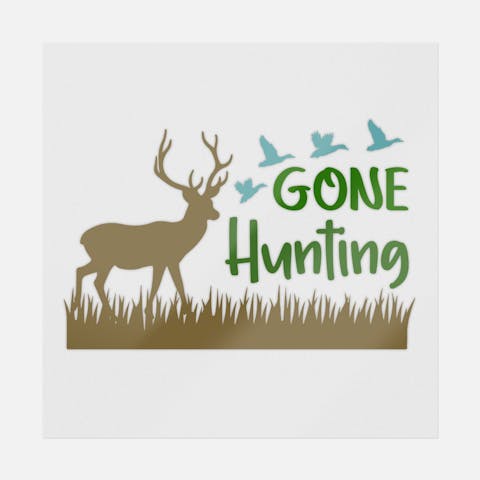 Gone Hunting Deer