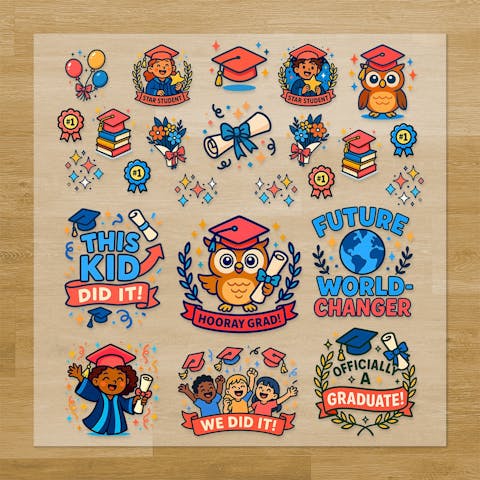 Graduation Pressables Pack