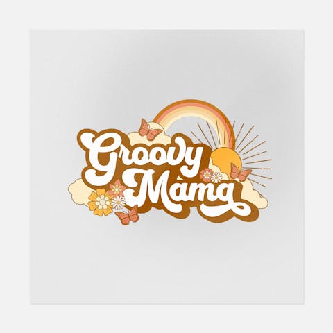 Groovy Mama - Mother's Day Ready-to-Press DTF Transfer