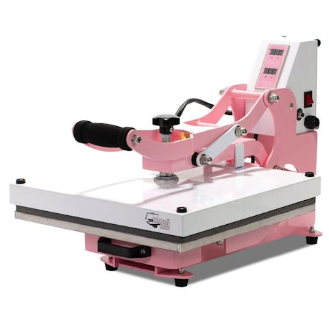 HPN CraftPro 15" x 15" Clamshell Heat Press : Pink