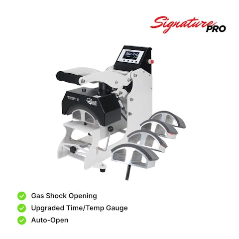 HPN Signature Series Auto-Open Cap Heat Press