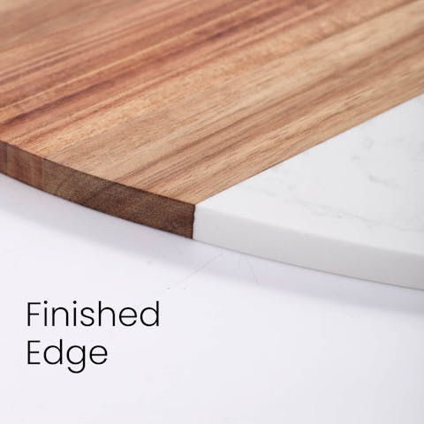 Marble Heart Shaped Serving Set