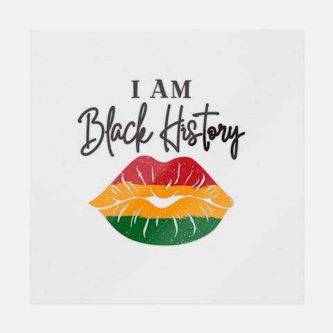 I Am Black History Lips